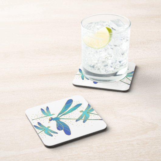 Klingeldrachenfliegen Getränkeuntersetzer (Rechte Seite)