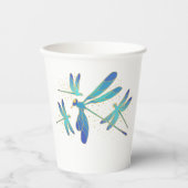 Klingeldrachenfliegen Pappbecher (Vorderseite)