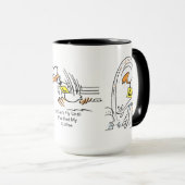 Klingeln-Enten-Fliegen-Kaffee-Tasse Tasse (VorderseiteRechts)