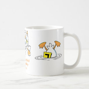 Klingeln-Enten-Kaffee-Cartoon-Tasse Kaffeetasse