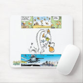 Klingeln-Enten-lustiger Cartoon Mousepad (Mit Mouse)