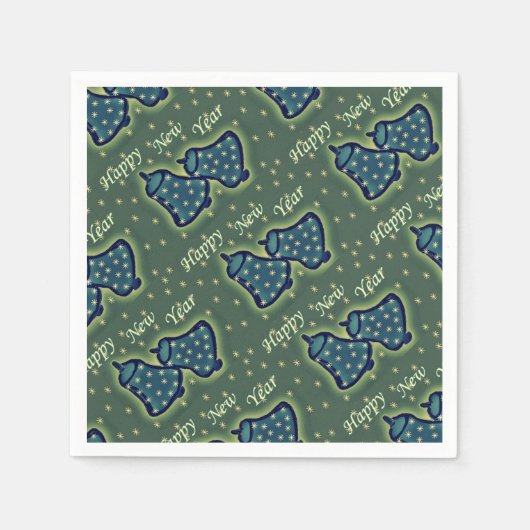 Klingeln im Jahr Serviette (Vorderseite)