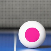 Klingeln Pong Ball - rosa innerer Kreis Tischtennisball (Netto)