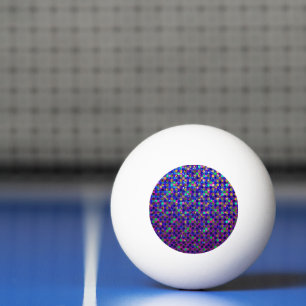 Klingeln Pong Ball-Tupfen-Schein-Juwelen Tischtennisball
