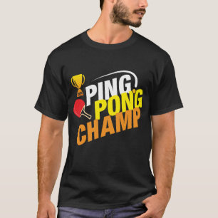 Klingeln Pong Champions-Tischtennis T-Shirt