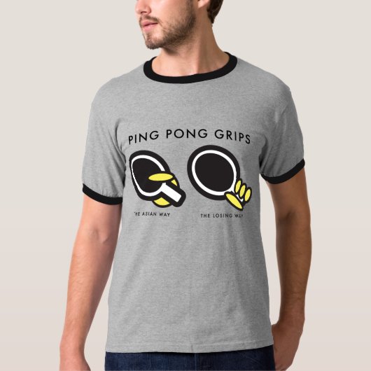 Klingeln Pong Griffe T-Shirt (Vorderseite)