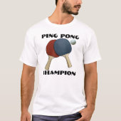 Klingeln Pong Meister T-Shirt (Vorderseite)