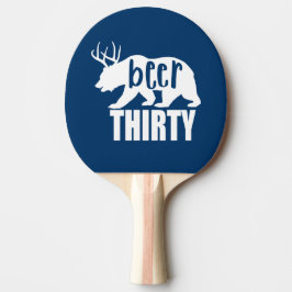 Klingeln Pong Paddel des Bier-dreißig - Holztype Tischtennis Schläger