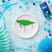 Klingeln Pong Tabelle Pappteller (Party)