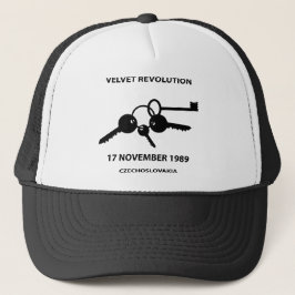 Klingelnde Schlüssel - Symbol der Samtenen Revolut Truckerkappe