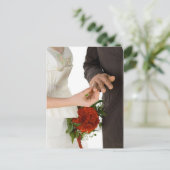 Klingelton am Finger Postkarte (Stehend Vorderseite)