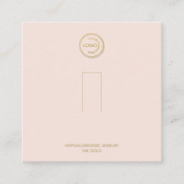 Klingeltöner-Anzeige für den Logo-Platzhalter-Bus Quadratische Visitenkarte