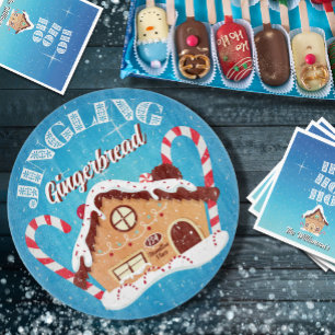 Klingende Lebkuchen-Glas-Schneidbrett editierbar Schneidebrett