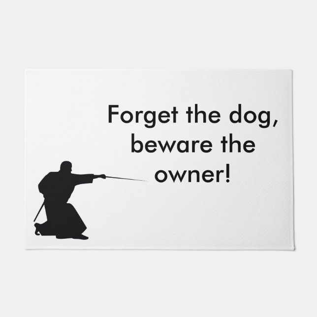 Klingevorlagenfußmatte Fußmatte (Vorderseite)