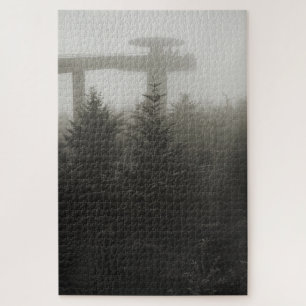 Klingmans Dome im Nebel - GSMNP - 20x30 Puzzle