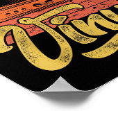 Klingt besser auf Vinyl - Music Lover Disk Platten Poster (Ecke)