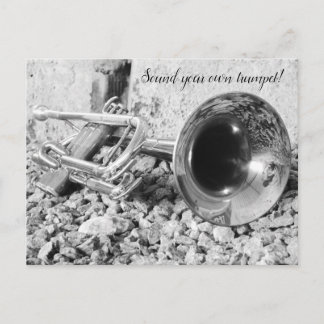 Klingt euren eigenen Trumpet, Trumpet Postkarte