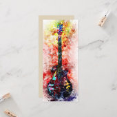 Klingt nach Musik. Karte (Vorderseite/Rückseite Beispiel)