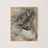 Klingt nach Musik. Trompete Puzzle (Vertikal)