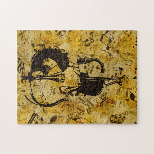 Klingt nach Musik. Violin Puzzle (Horizontal)
