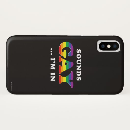 Klingt schwul... Ich bin da Case-Mate iPhone Hülle (Rückseite (Horizontal))