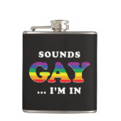 Klingt schwul... Ich bin da Flachmann (Vorderseite)