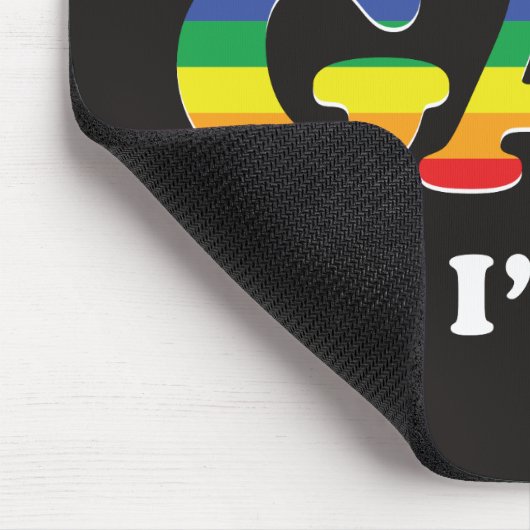Klingt schwul... Ich bin da Mousepad (Ecke)