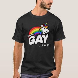 KLINGT SCHWUL ICH BIN DRIN T-Shirt