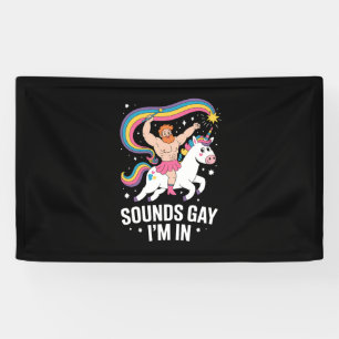 Klingt Schwul Ich Bin Ein Mann Der Einen Rock Träg Banner