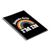 Klingt schwul Ich bin im LGBTQ-Monat Notizblock (Rechte Seite)