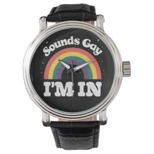 Klingt Schwul Ich Bin Im LGBTQ-Stolzmonat  Armbanduhr