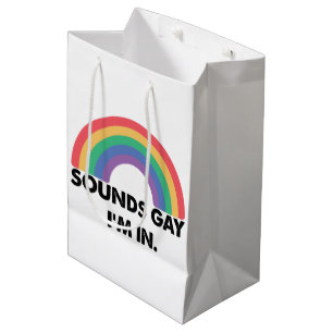 Klingt schwul, ich bin im Regenbogen-Stolz-Monat s Mittlere Geschenktüte
