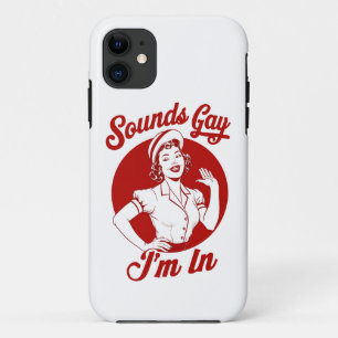 Klingt schwul, ich bin im Vintage Lesben Cowgirl H Case-Mate iPhone Hülle