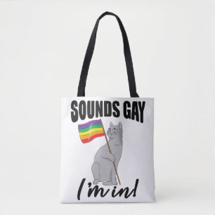 Klingt schwul, ich bin in Katze Tasche