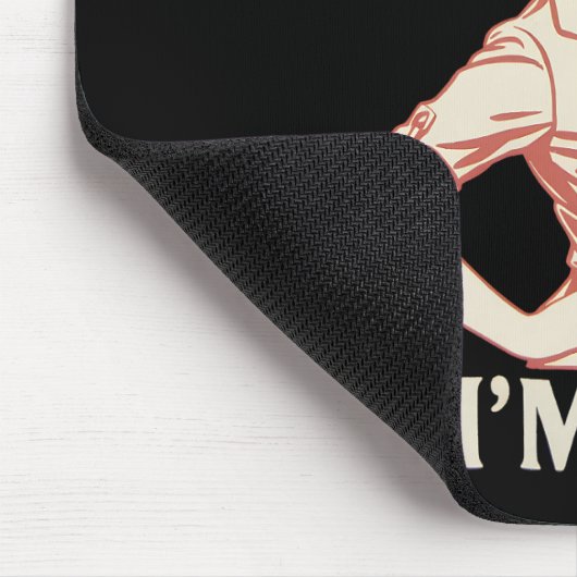 Klingt schwul Ich bin in Lesben Cowgirl Howdy LGBT Mousepad (Ecke)