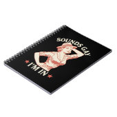 Klingt schwul Ich bin in Lesben Cowgirl Howdy LGBT Notizblock (Linke Seite)