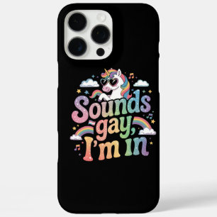 Klingt schwul Ich bin in LGBT Stolz Regenbogen Ein iPhone 16 Pro Max Hülle
