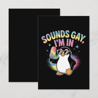 Klingt schwul Ich bin in Stolz Monat Design - Ping Dankeskarte