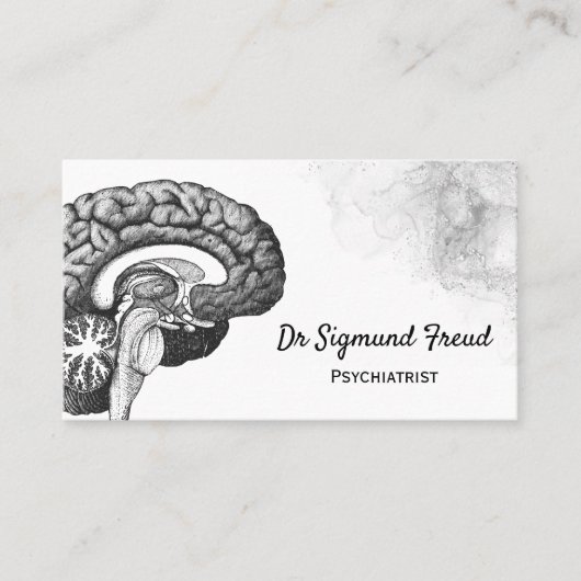 Klinik für Anatomie des Gehirns Visitenkarte (Vorderseite)