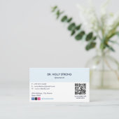 Klinik für Augenheilkunde | Saubere Ernennung Visitenkarte (Stehend Vorderseite)