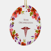 Klinik für Gesundheitswesen Custom Floral Keramik Ornament (Rechts)