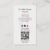 Klinik für Gynäkologie | Moderne Ernennung Visitenkarte (Vorderseite)