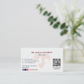 Klinik für Gynäkologie | Moderne Ernennung Visitenkarte (Stehend Vorderseite)