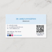 Klinik für Gynäkologie | Moderne Ernennung Visitenkarte (Vorderseite)