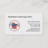 Klinik für Kardiologie Visitenkarte (Vorderseite)