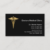 Klinik für klassische Medizin Visitenkarte (Vorderseite)