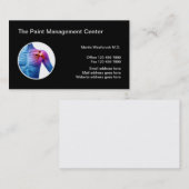 Klinik für Schmerzen Visitenkarte (Vorne/Hinten)