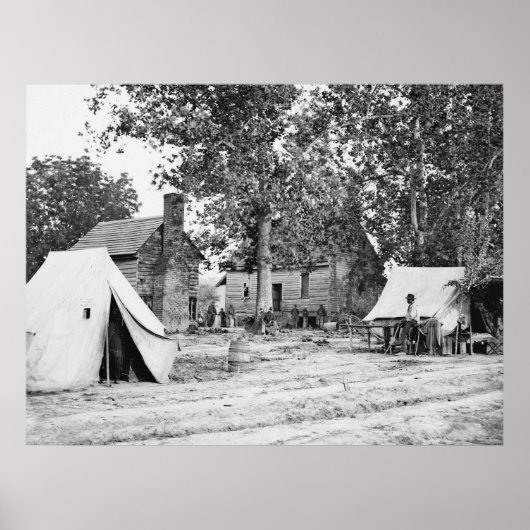 Klinik für zivile Kriege, 1862 Poster (Vorne)