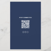 Klinik-Terminbuchung per QR-Code Flyer (Hinten)