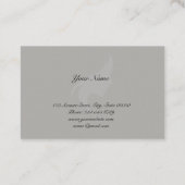 Klinik und Wellness-Center Visitenkarte (Rückseite)